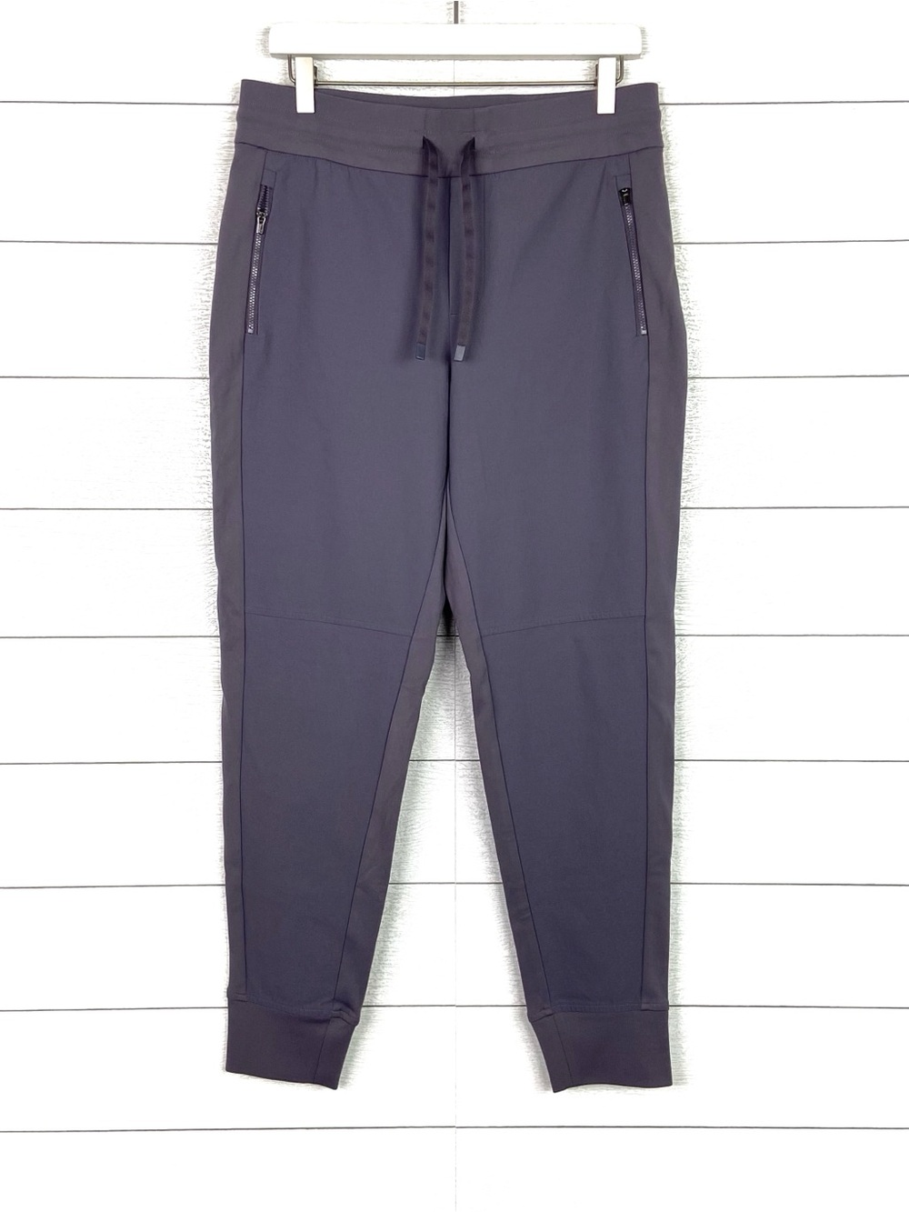 ATHLETA Headlands Hybrid Trek Jogger Pant Purple Gray 10 Hiking Outdoor Active